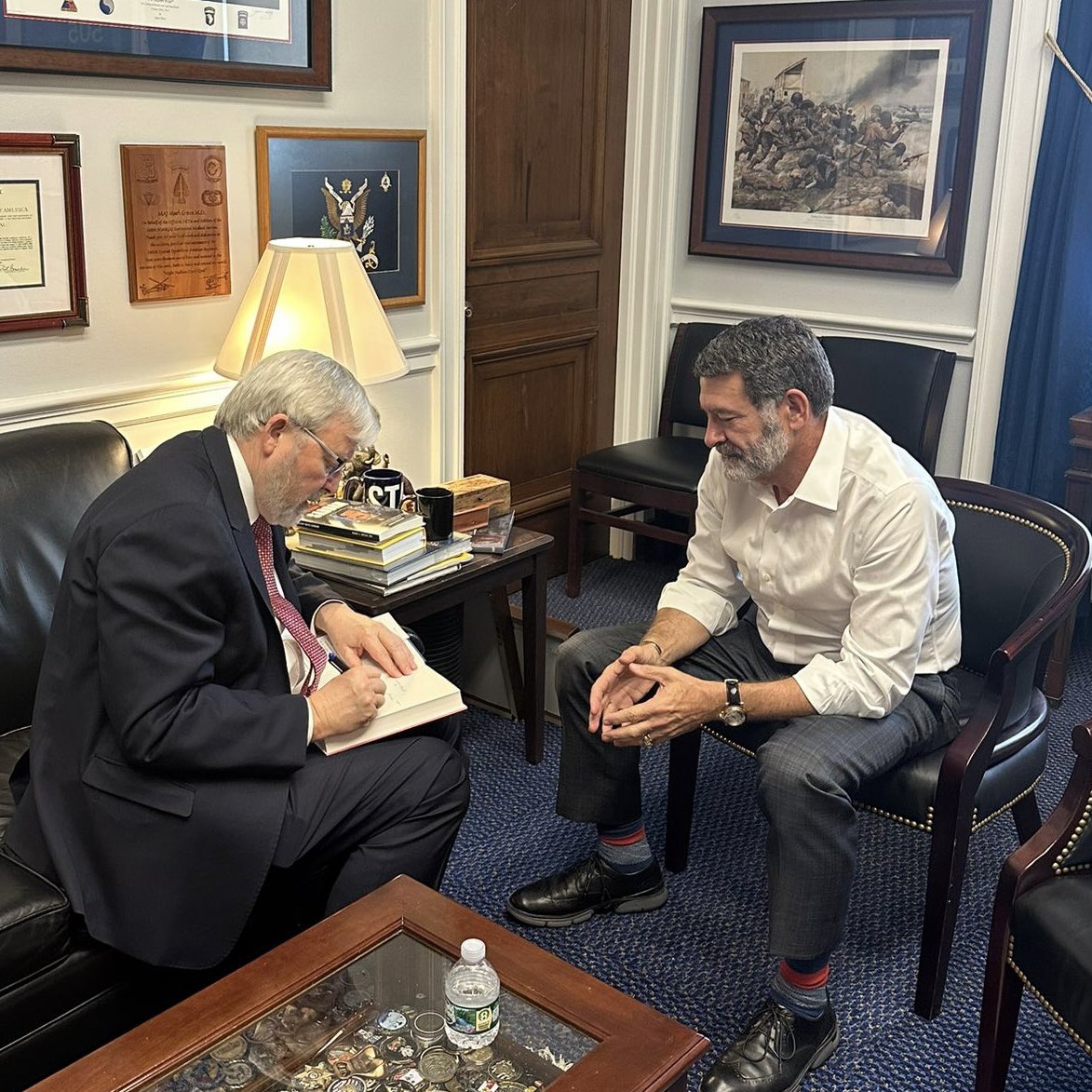 .@RepMarkGreen is a steadfast supporter of Australia and AUKUS, and what the partnership can deliver for the Indo-Pacific. We discussed homeland security-related issues and avenues for enhanced collaboration and cooperation between our two nations.