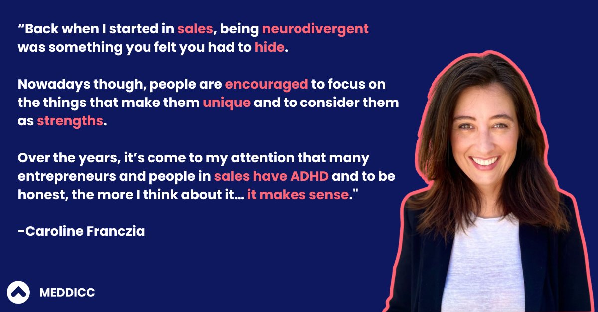 🧠 Our Champion and Media Partner, 🥊Caroline Woussen-Franczia🍿, delves into working in Sales with ADHD in her latest blog!

Dispelling stereotypes, Caroline highlights how individuals with ADHD can excel in sales with their unique traits.

Explore Caroline's insightful blog to