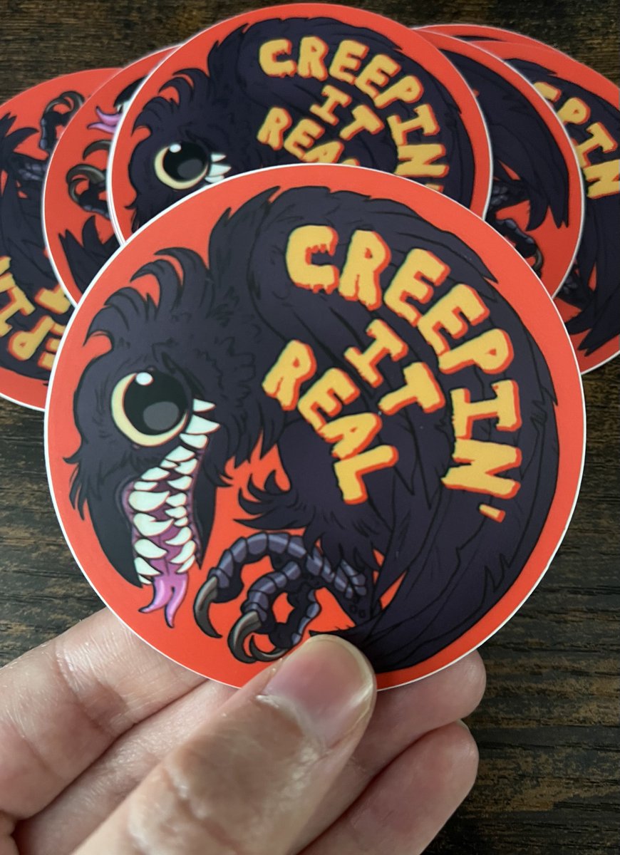 Creepin it real stickers are here! Only for cool sticker club members 😎 More info down below 👇