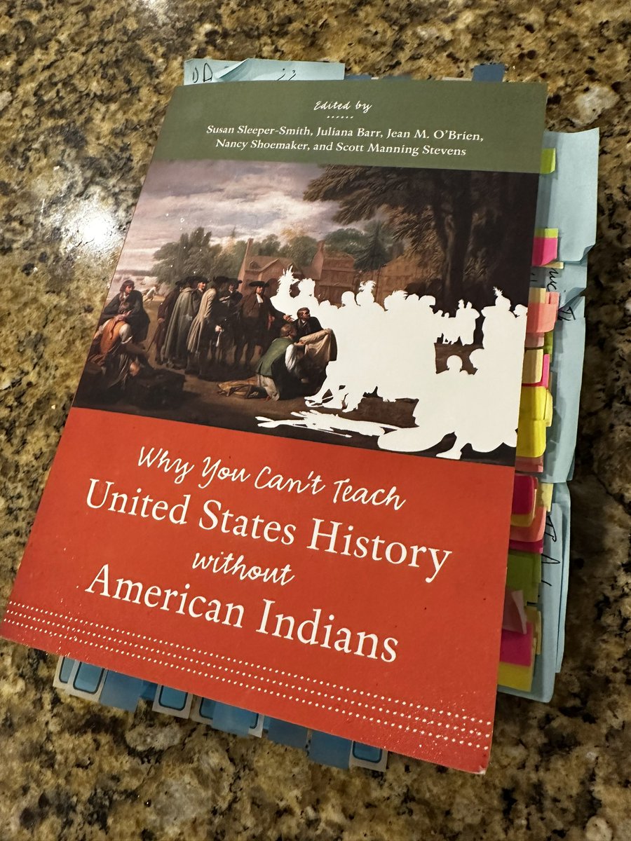 This book!! Rarely has a book challenged and inspired my thoughts on teaching US History as much as this book. Each chapter is themed and sourced, therefore independent making it all the more accessible for Teachers. Highly Recommend! #sschat