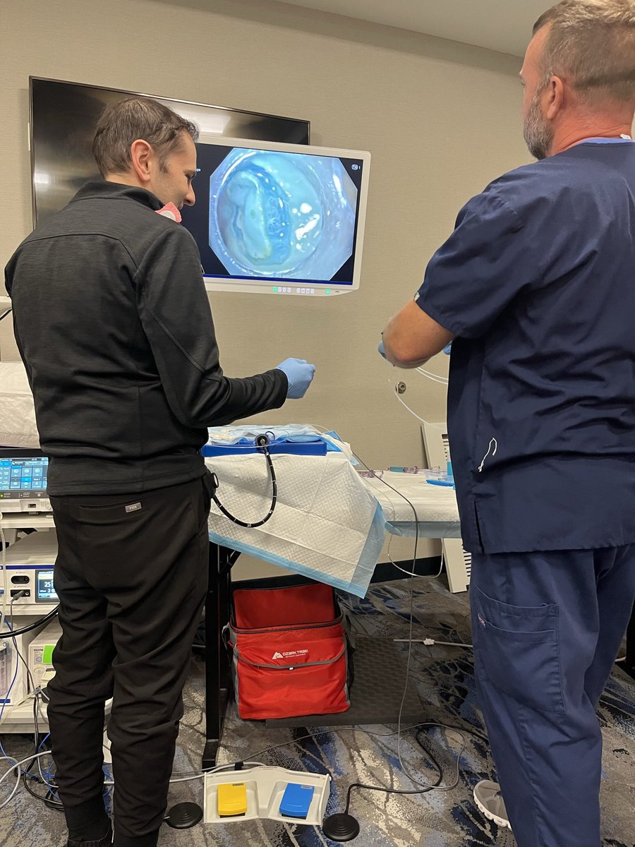 Ahmad N. Bazarbashi أحمد بازارباشي (@ahmadbazarbashi) on Twitter photo Our current Advanced endoscopy fellows <a href="/KavehZivari/">Kaveh Zivari MD FACP کاوه زیوری</a> <a href="/nealalphabet/">Neal D. Dharmadhikari</a> and incoming AEF <a href="/BalissMichelle/">Michelle Baliss, DO</a> spent some time practicing ESD and POEM at an animal lab this week. Thank you to <a href="/OlympusMedUS/">Olympus Medical Americas</a> for sponsoring and helping our trainees and <a href="/ArvindRenga/">Arvind Rengarajan, MD</a> for faculty support Our current Advanced endoscopy fellows <a href="/KavehZivari/">Kaveh Zivari MD FACP کاوه زیوری</a> <a href="/nealalphabet/">Neal D. Dharmadhikari</a> and incoming AEF <a href="/BalissMichelle/">Michelle Baliss, DO</a> spent some time practicing ESD and POEM at an animal lab this week. Thank you to <a href="/OlympusMedUS/">Olympus Medical Americas</a> for sponsoring and helping our trainees and <a href="/ArvindRenga/">Arvind Rengarajan, MD</a> for faculty support