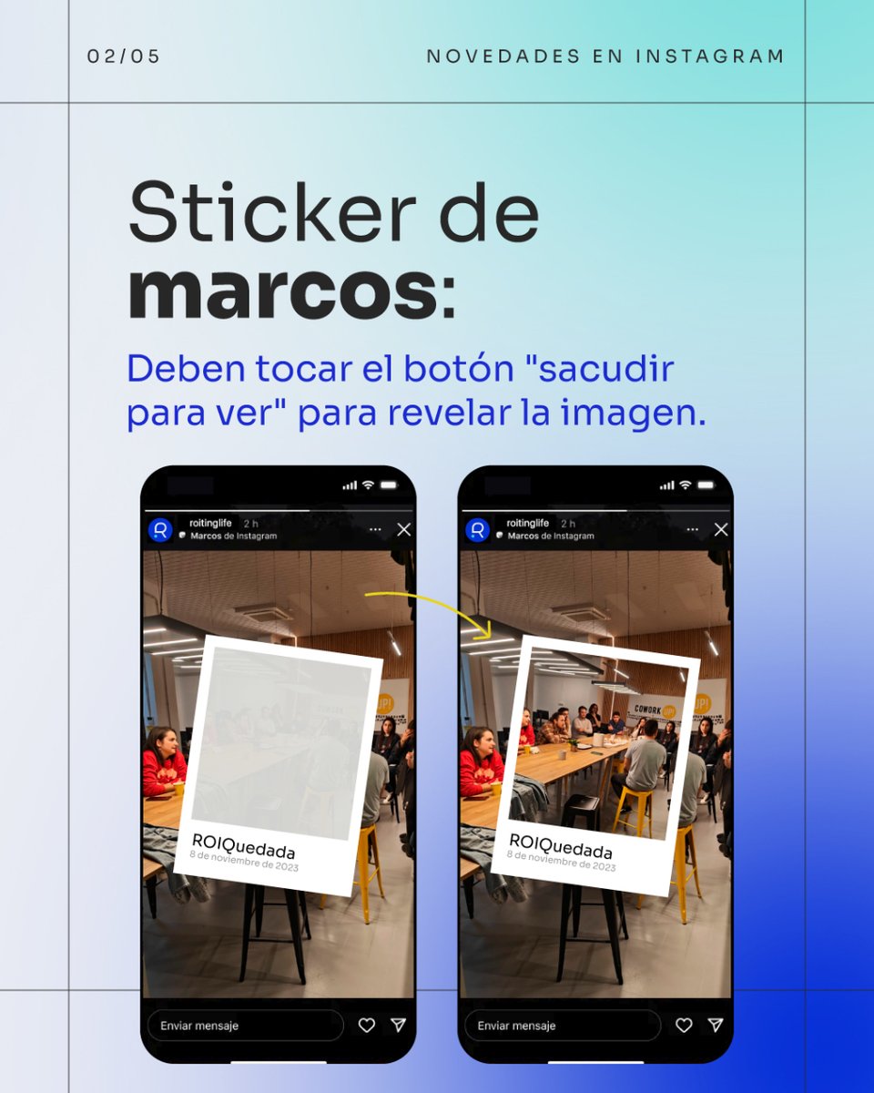 roiting's tweet image. 🚨 ¡Instagram se renueva! Te traemos 4 stickers muy guais para crear comunidad y disparar el engagement de tus stories 👇