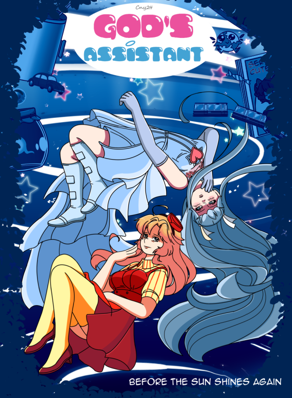 Hi everyone! How are you all?!
We are back with the cover for the final arc of our comic "God's Assistant", so hang in there, guys, this is going to be a wild ride!

tapas.io/episode/3180999

#webcomic #comic #storytelling #finalchapter #page #mangacolor #GL #lgbtq