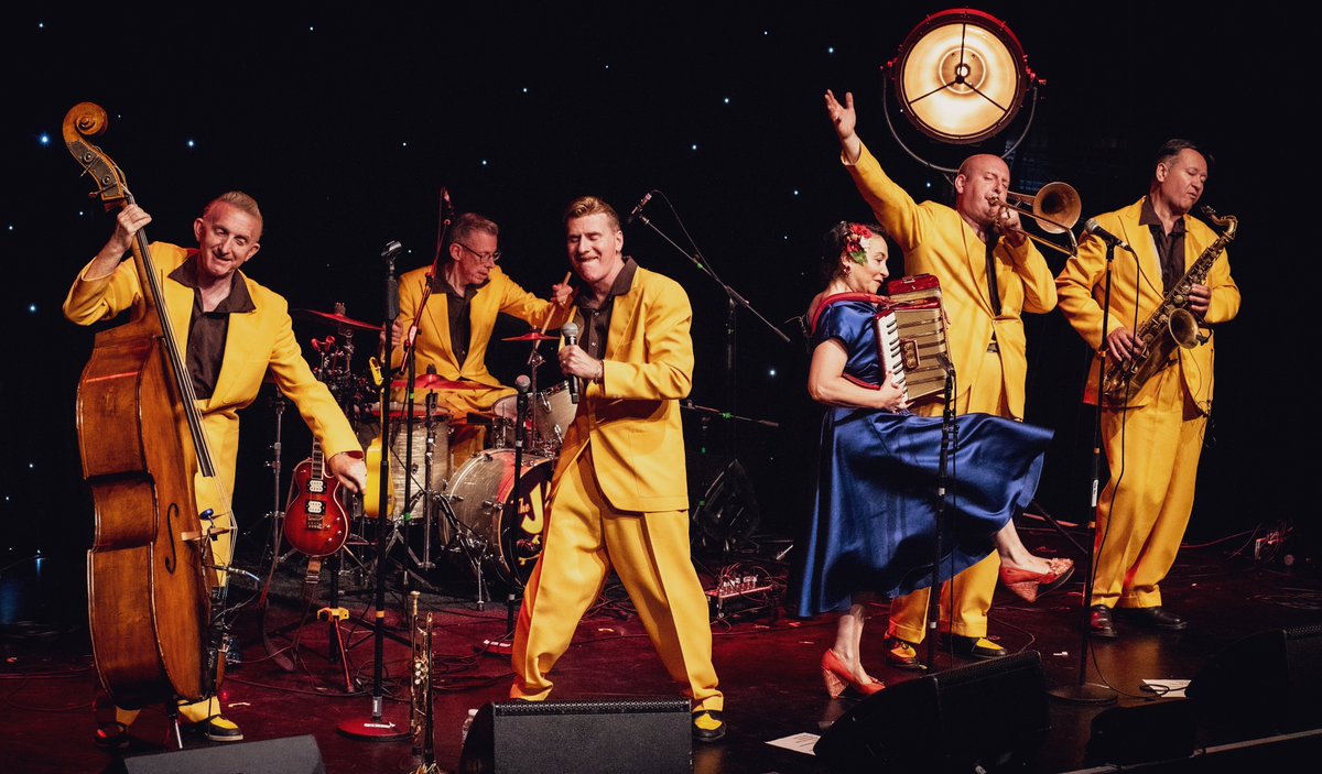 Don't miss The Jive Aces LIVE in Harrow!

The band aim to spread smiles and cheer with their swinging music and classic vintage style, from crooning smooth ballads to blasting honking rhythm &amp; blues 🎷🎶

Sat 15 June, tickets from £17

🎟️ harrowarts.com/whats-on/event…