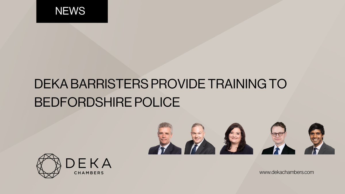 Edwin Buckett, Russell Wilcox, Jennie Oborne, Thom Dyke & Anirudh Mandagere provided training on inquests & coronial law to police officers at @bedspolice covering an Overview of the Process, How it Works, a View from a Coroner & tips for giving evidence during an inquest.