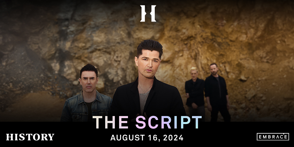 Announcement 📡 @thescript - Satellite World Tour on August 16th! RSVP: bit.ly/4dG1byB On Sale | Friday, May 24th