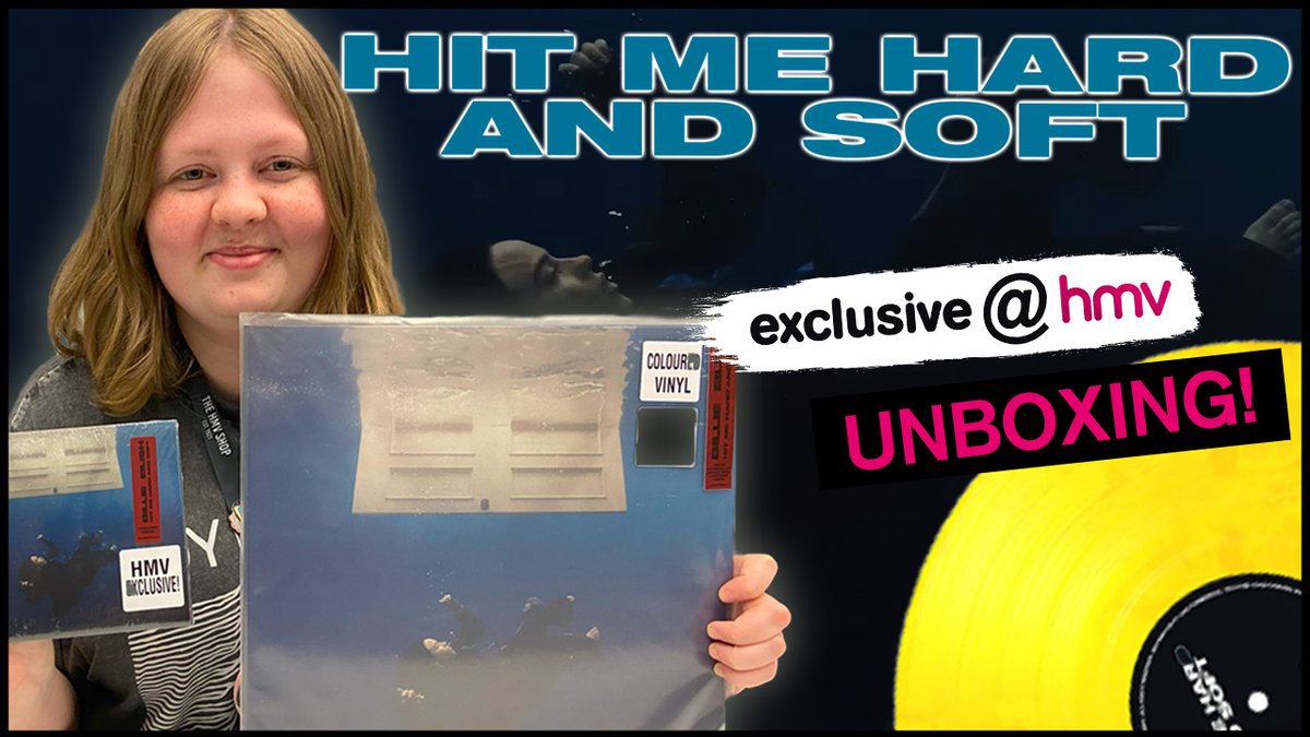 Want a closer look at @BillieEilish's gorgeous #hmvExclusive eco mix yellow vinyl!? ...Check out Chelsie's UNBOXING! on YouTube: ow.ly/9Ikl50RJCKM OUT NOW: ow.ly/x2br50RJCRl 📹 by Chelsie, @hmvMerryHill #NewMusicFriday #BillieEilish