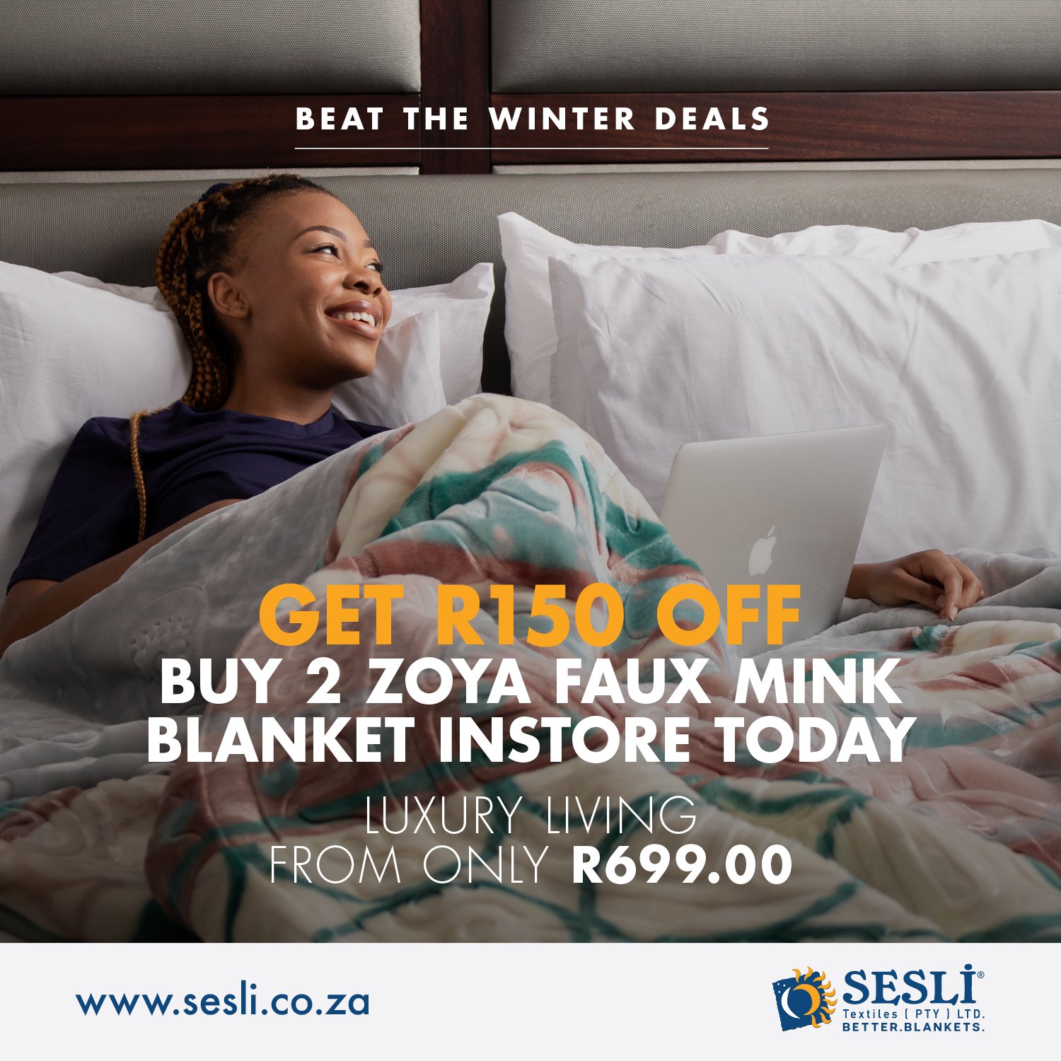 Sesli Blankets Home on X Embrace luxurious warmth this winter with our Zoya Faux Mink Blankets now just R699 Snuggle up in luxurious comfort enjoy the durable and easy care of