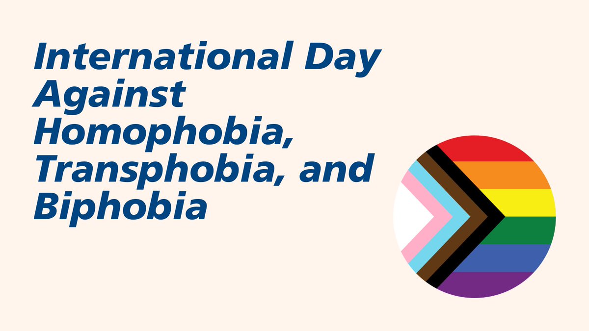 City of Ottawa (@ottawacity) on Twitter photo May 17 is the International Day Against Homophobia, Transphobia, and Biphobia.
Today we draw attention to the discrimination that the LGBTQIA2S+ community continues to face. May 17 is the International Day Against Homophobia, Transphobia, and Biphobia.
Today we draw attention to the discrimination that the LGBTQIA2S+ community continues to face.