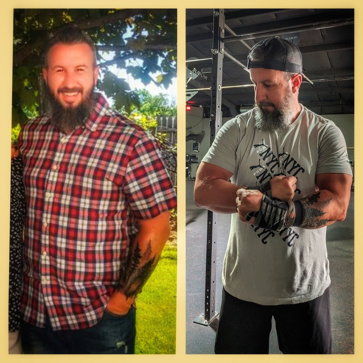 Here's my 1 year transformation at 41. Maybe this will give some Dad-spirarion to some other dads out there! Get active so you can be active with your kids!
