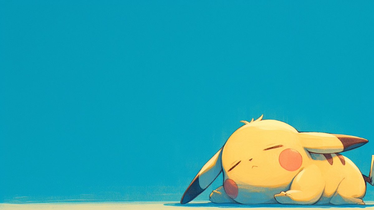 Tired Pikachu