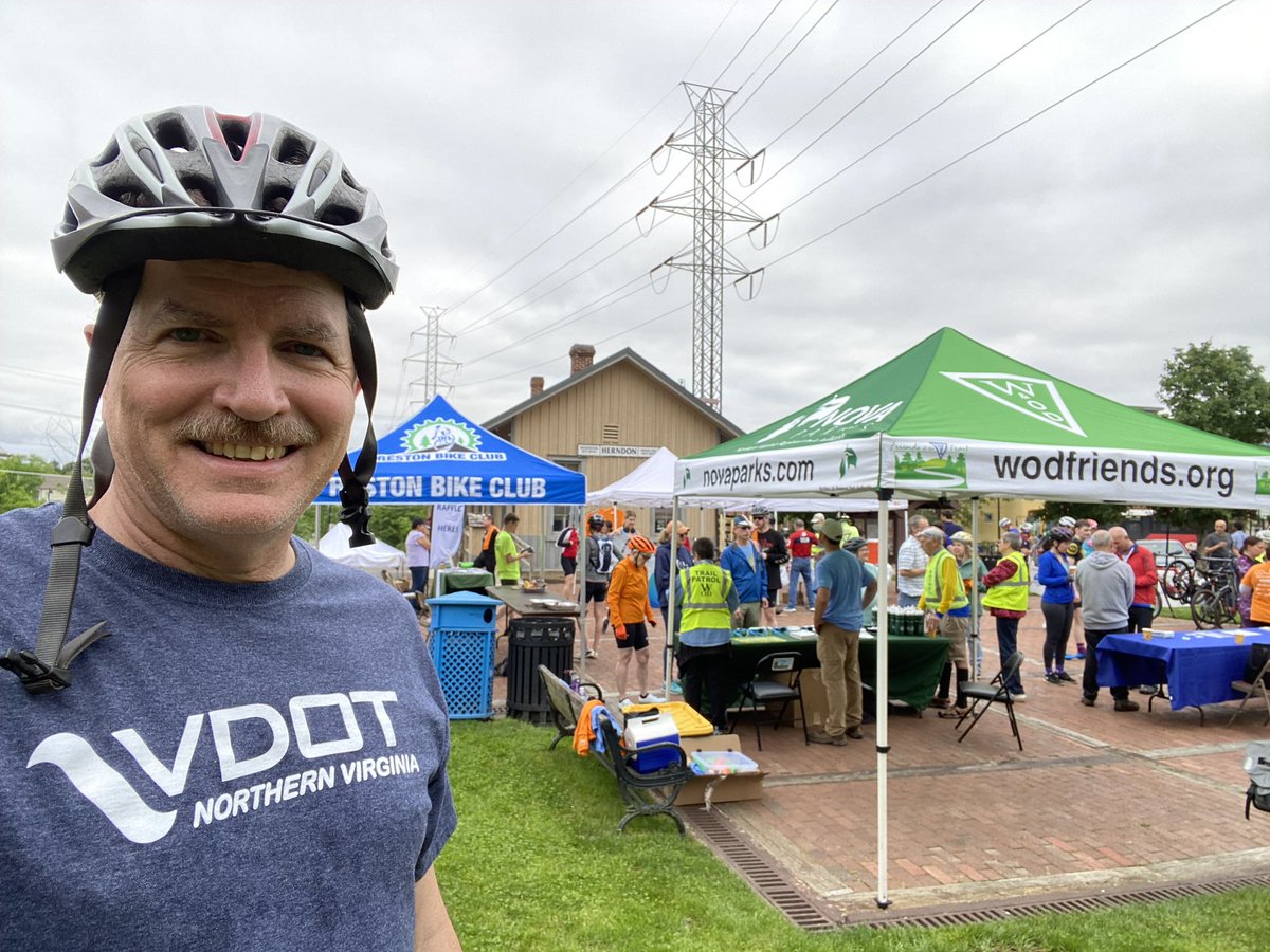 Way to go, Bill! Our fearless leader is riding 🚴‍♂️ from Herndon to the district office today for #BTWD2024 #BikeToWorkDay!