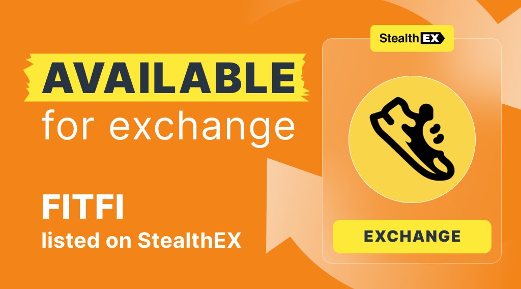 Move & earn easily with #StepApp! 🏃‍♀️ @StepApp_ allows you to make tokens through walking and #AI workouts You can get $FITFI on StealthEX custody-free! 👉 stealthex.io/?to=fitfimainn…👈 Swap 1500+ #crypto cross-chain with no registration and upper limits 🥰