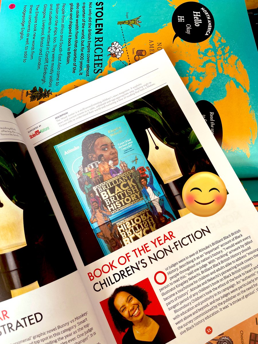 Friday Happy Photos
#BritishBookAwards
Atinuke & @KingsleyNebechi @KidsBloomsbury 

1.