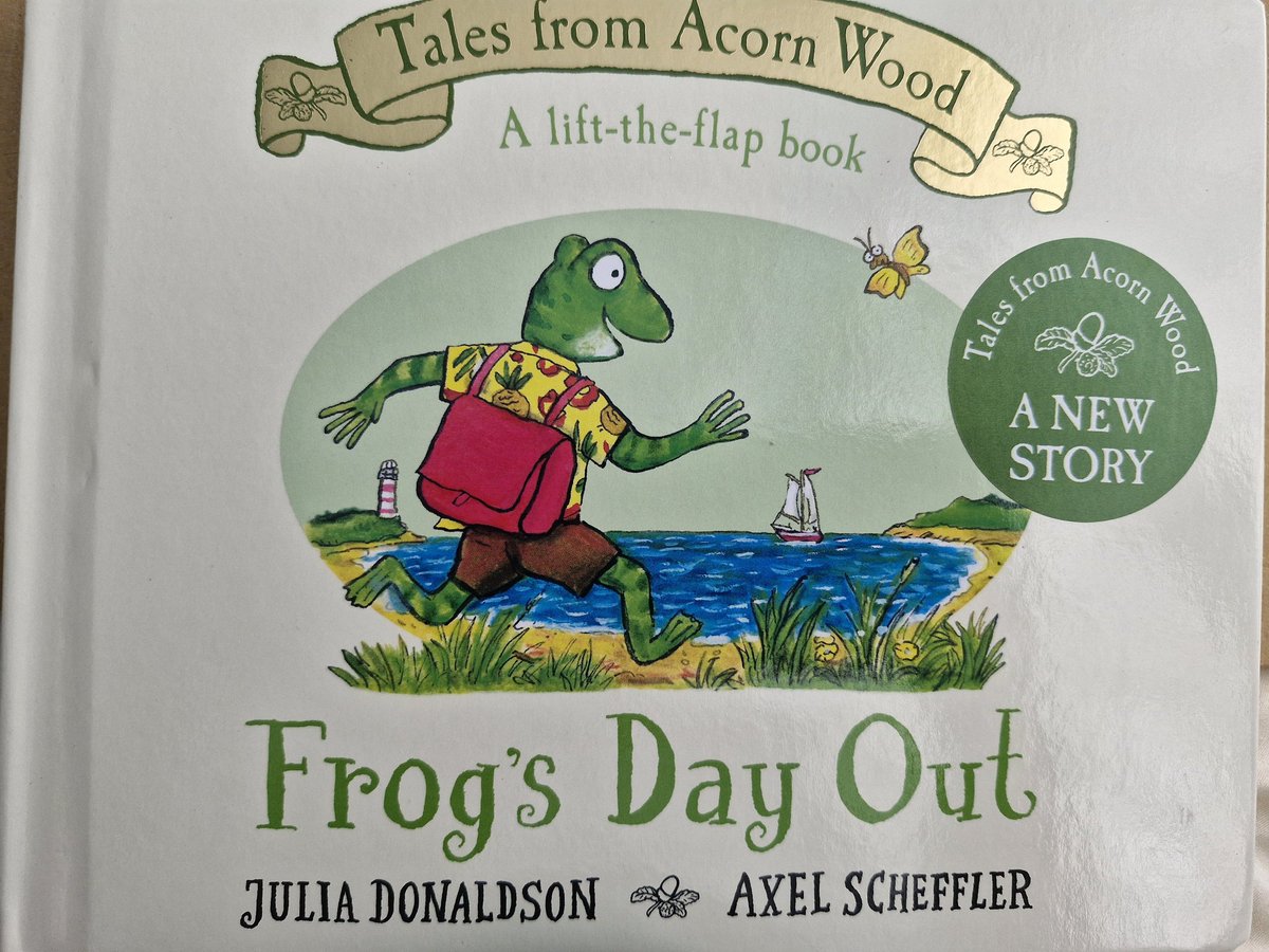 A brand new #TalesFromAcornWood book by #JuliaDonaldson and #AxelScheffler. #picturbook #lifttheflapbook