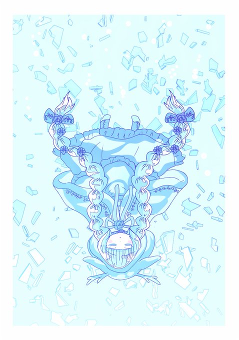 「blue theme dress」 illustration images(Latest)