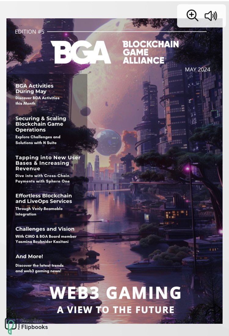 The BGA May Magazine is live! 🗞️ ⚙️ Explore LiveOps services with @Venly_io ⛓️ Find out about minting on any chain at Scale with @laosnetwork 🔐 Dive into how to securing blockchain game operations with @nsuite_en 👾 Learn about embedding your rewards with @THXprotocol 🎮