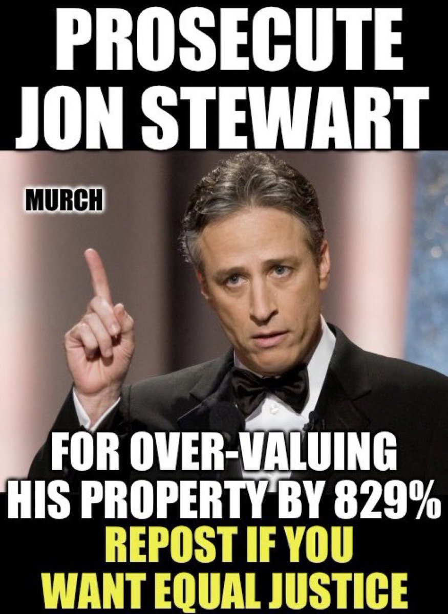 Who wants to see Jon Stewart prosecuted just like DJT was?🙋‍♂️