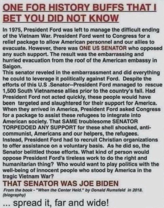 History we need to be constantly reminded of, because @TheDemocrats don’t want you to remember. @BidenHQ showed us who he was back then. EVERYTHING he stood for in the past 50+ years he’s been in politics had turned out bad for America and Americans. Keep retweeting this to