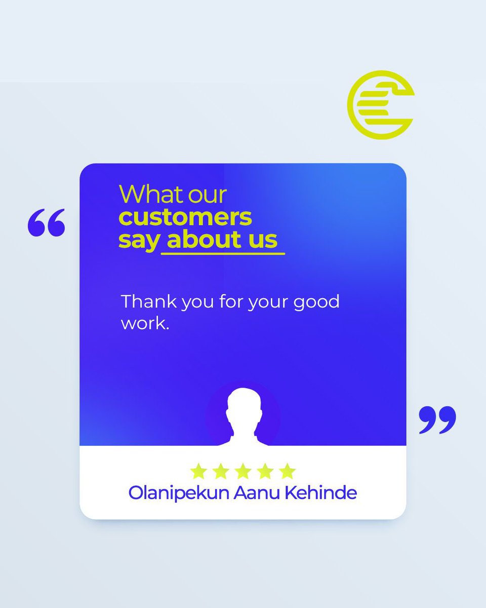 Here is what our customer, Olanipekun Aanu Kehinde had to say about us.

#CustomerFeedback #TestimonialFriday #CornerstoneInsurancePlc #TheFutureAssured