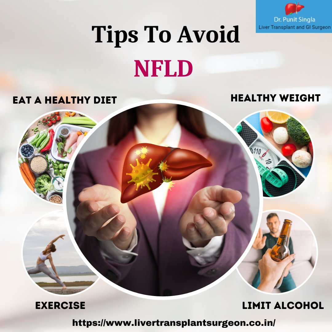 Tips To Avoid NFLD 

#punitsingla #livertransplantsurgeron #liverdoctor #liversurgeon #livertransplant #liverdisease #liverdiseaseawareness #nonalcoholicfattyliverdisease #fattyliverdisease #fattyliver