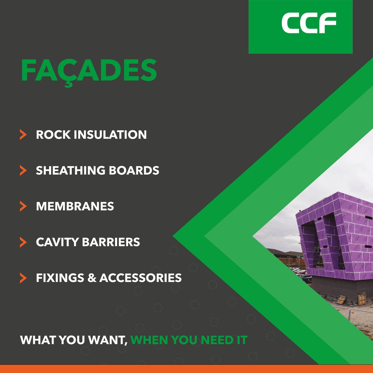 Our building facades are designed for performance, safety and reliability. Our rock insulation, sheathing boards, membranes, cavity barriers and fixings and accessories give you a complete building envelope solution that complies with local regulations. ow.ly/MKb750R6Jay