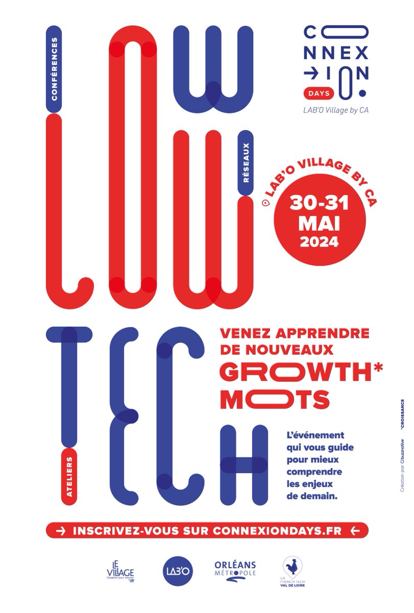 📆💻 Les 𝑪𝒐𝒏𝒏𝒆𝒙𝒊𝒐𝒏 𝑫𝒂𝒚𝒔, sont de retour les 30 et 31 mai prochain ! ‍ C'est LE rendez-vous du digital et de l'open innovation pour les TPE - PME et les industries. 🎟 Ouvert à tous et entièrement gratuit. Informations 👉 connexiondays.fr