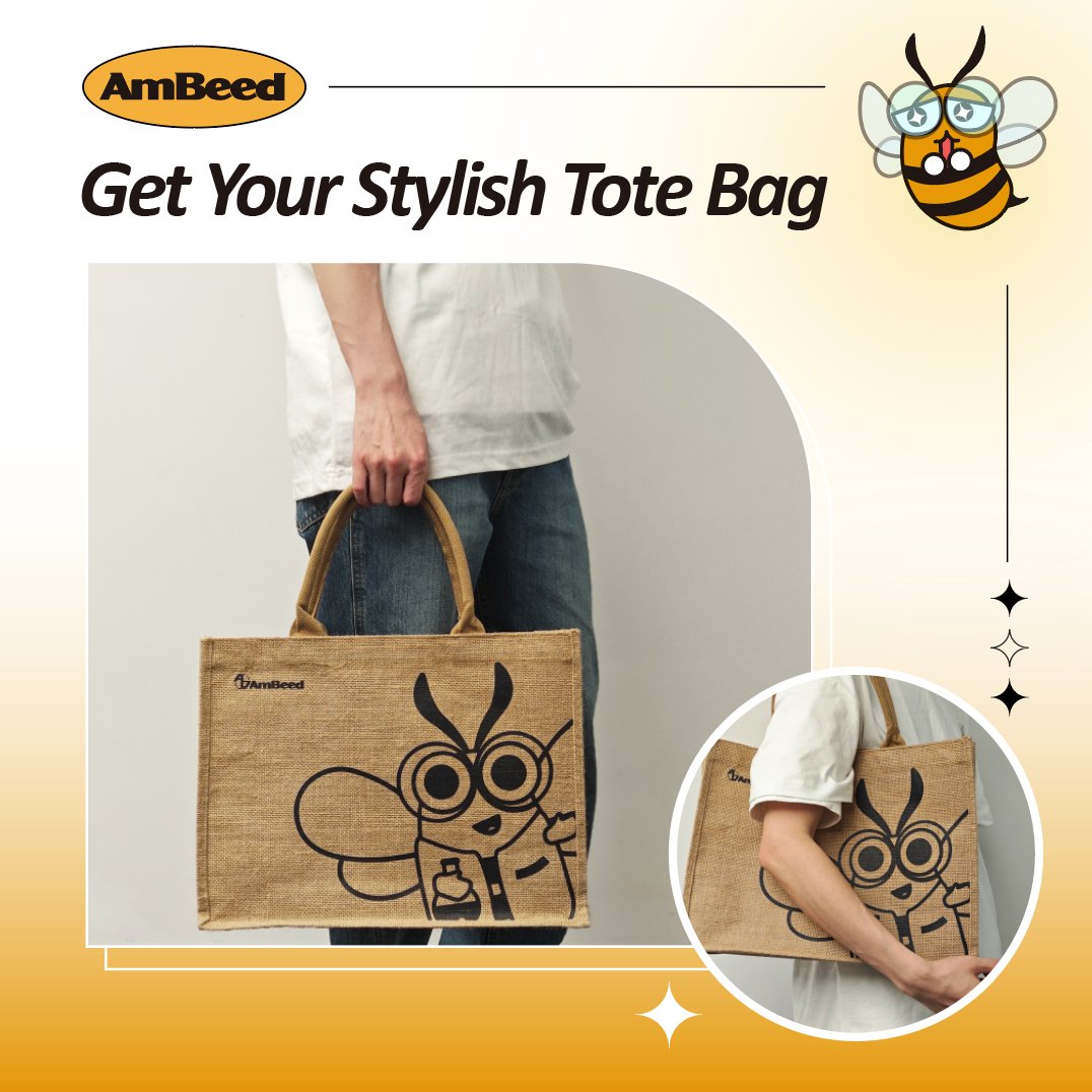 Hey guys from #AmbeedArmy! 🌟 

What kind of tote bags are you rocking now? We're curious—has our tote bag become your go-to fashion accessory? Share your looks and let us know! 🗣️

#ambeed #ToteBagTrend #FashionAccessory