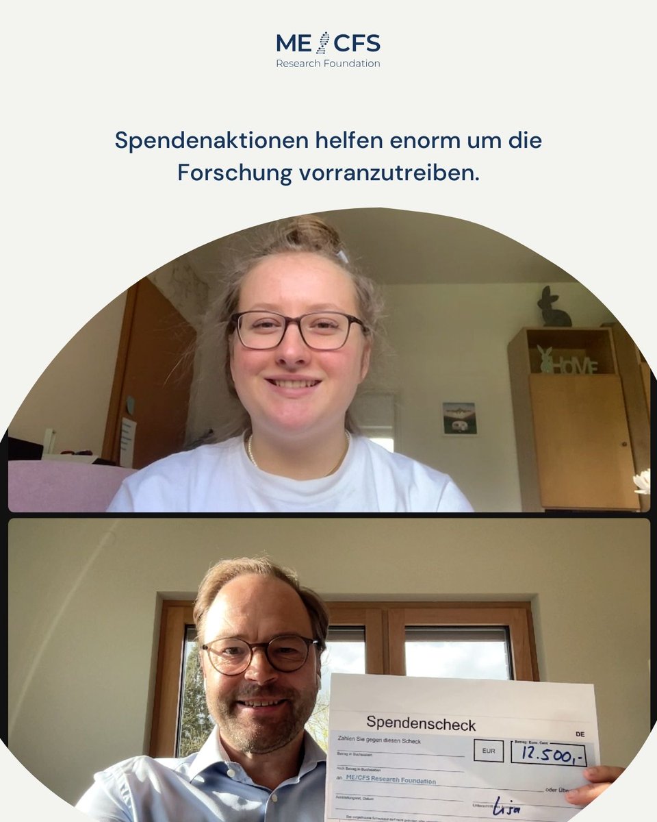 Zu ihrem 22. Geburtstag sammelt Lisa B. 12.500 € für ME/CFS-Forschung! 🥳💪 Die Spenden unterstützen unsere Förderprojekte an der Charité Berlin und in München. Vielen Dank an alle Unterstützer! 🙌 #MECFS #Forschung #Charity #Dankbarkeit #Engagement