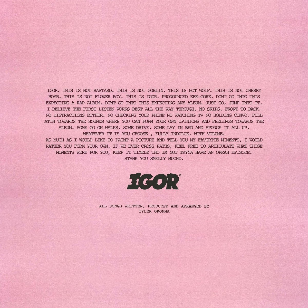 5 years ago today, Tyler, The Creator released ‘IGOR.’