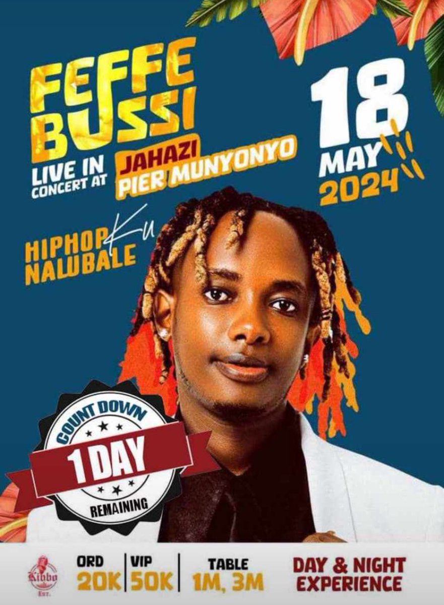 Manz like  @FeffebussiMusic deserves our Support tomorrow 🙌🏾🙌🏾
 jahazi Pier 
#UgHiphop 🇺🇬