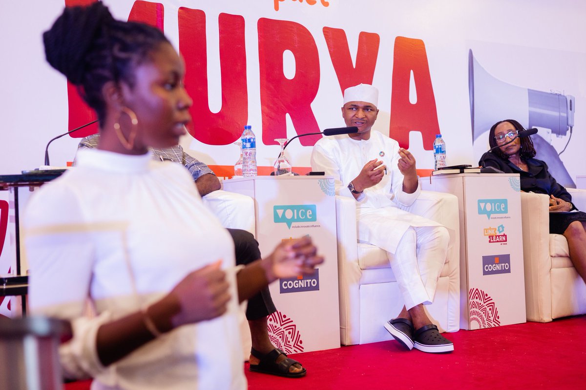 HamzyCODE's tweet image. &quot;We are nothing without our VOICE&quot; ~ Hamzy! 

Spoke on a panel at VOICE closeout public event with the theme Rights and Social Justice. 

#ConnectedDevelopment (CODE) in collaboration with @boysqafrica, implemented a project on Gender Justice, working with critical stakeholders…