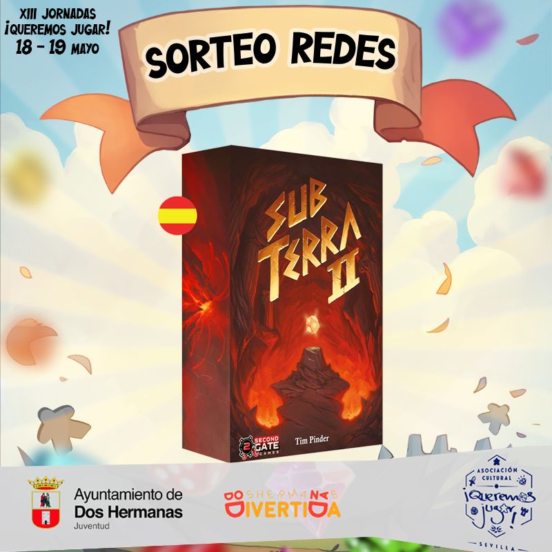 🎉 ¡SORTEO REDES XIII JORNADAS QJ! 🎉

¡Participa en nuestro sorteo y llévate a casa una copia del emocionante juego "Sub Terra II"! 🕵️‍♂️🌋

Para participar, puedes realizar una de las siguientes acciones:

1️⃣ **Comenta** en esta publicación diciendo cuál es tu parte favorita de
