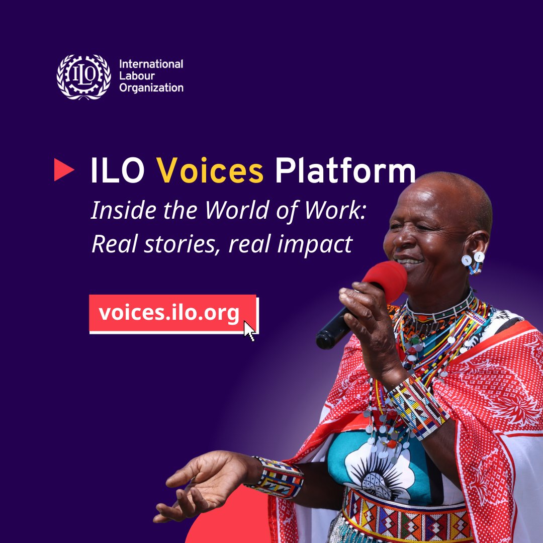 At the heart of the world of work, there are PEOPLE – and their voices matter! 🗣️ From videos to heartwarming narratives, these powerful voices will inspire you! Check them out 👉 voices.ilo.org