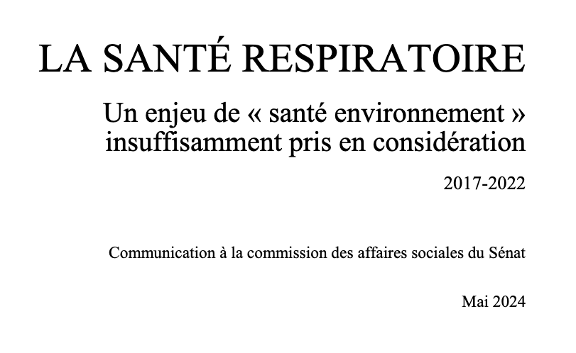 Cour des Comptes : enquête sur le système de santé mais aussi sur les objectifs fixés, et les moyens mobilisés pour lutter contre les facteurs de risques environnementaux et leurs conséquences sur la santé respiratoire. Vous pouvez la lire ici : ccomptes.fr/fr/publication…