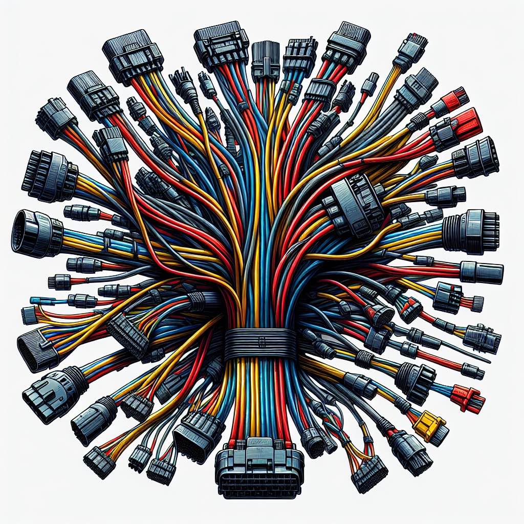 A wire harness, also known as a wiring loom or cable assembly, is a structured set of electrical wires or cables that are used to connect various components in electronic and electrical systems. The wires in a harness are typically bound together by cable ties, electrical tape...