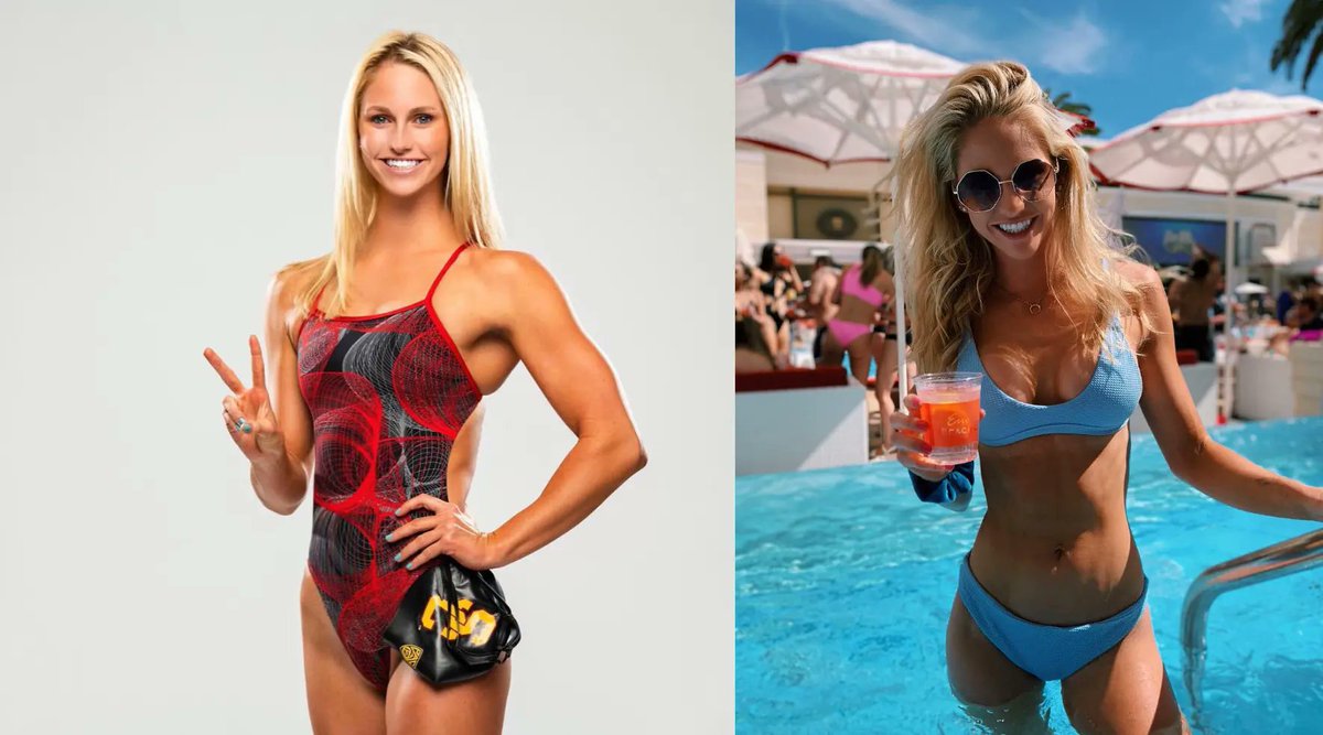 Blonde #swimcoed in her #swimsuit or #bikini?