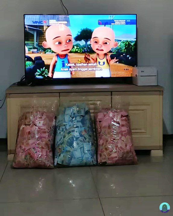 paling enak ya weekend santuy nonton upin ipin aja 💚