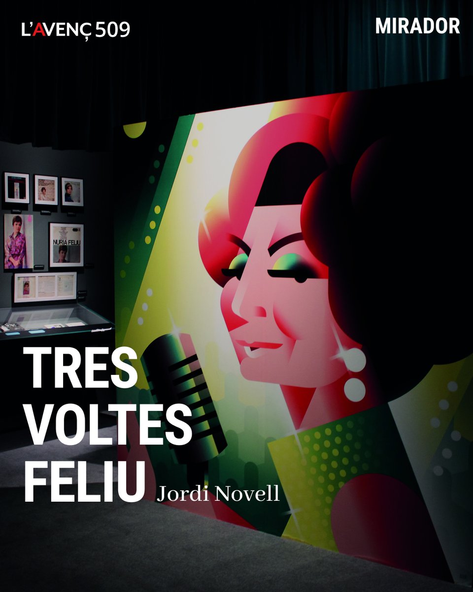Demà diumenge 19/05 és l'últim dia per visitar l'exposició dedicada a Núria Feliu al @palaurobert Aquest maig, @jordinovell recorda una icona de 'la cançó amb veu de dona' i en català👇 lavenc.cat/noticia/201/tr…