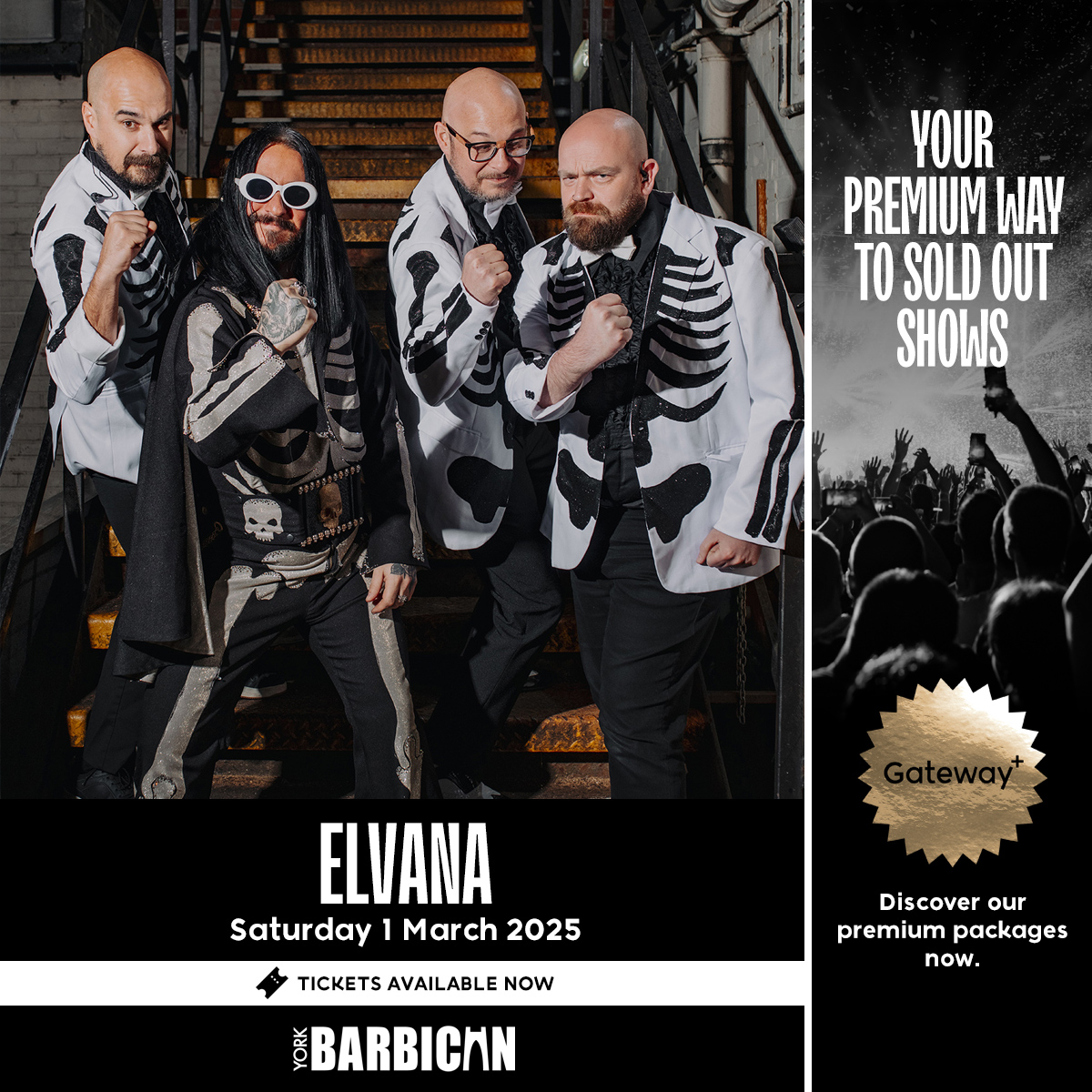 🎸🕺 Elvis + Nirvana = #Elvana! @elvana_elvis1 return to @yorkbarbican! 🎟️ Grab your tickets now: yorkbarbican.co.uk/whats-on/elvan… ➕ Gateway+ Premium Experience: yorkbarbican.seatunique.com/music-tickets/… #York #YorkBarbican @thisisyo1