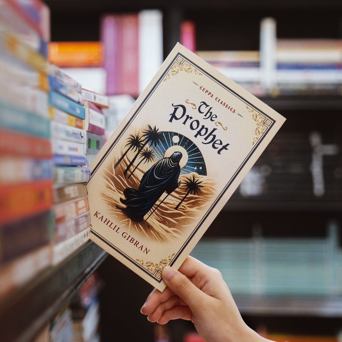 TheBrowser_Chd's tweet photo. Grappling with life's big questions? Do it with coffee &amp; ‘The Prophet’ by Kahlil Gibran. This #CuppaClassic delves into love, friendship, work &amp; more through Almustafa's teachings. Perfect for contemplation.

Get your copy from #TheBrowser. Call/WhatsApp +91 9878799100.

#Books https://t.co/XNi9O0XWg1