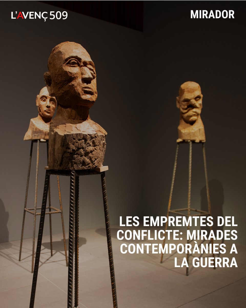 Aquest maig, ens preguntem 'per què la guerra?' amb @ElBornCCM i @catmemoria Al número 508, parlem de l'exposició d'art contemporani que es podrà visitar fins setembre. «Les empremtes del conflicte: mirades contemporànies a la guerra»👇 lavenc.cat/noticia/195/em…