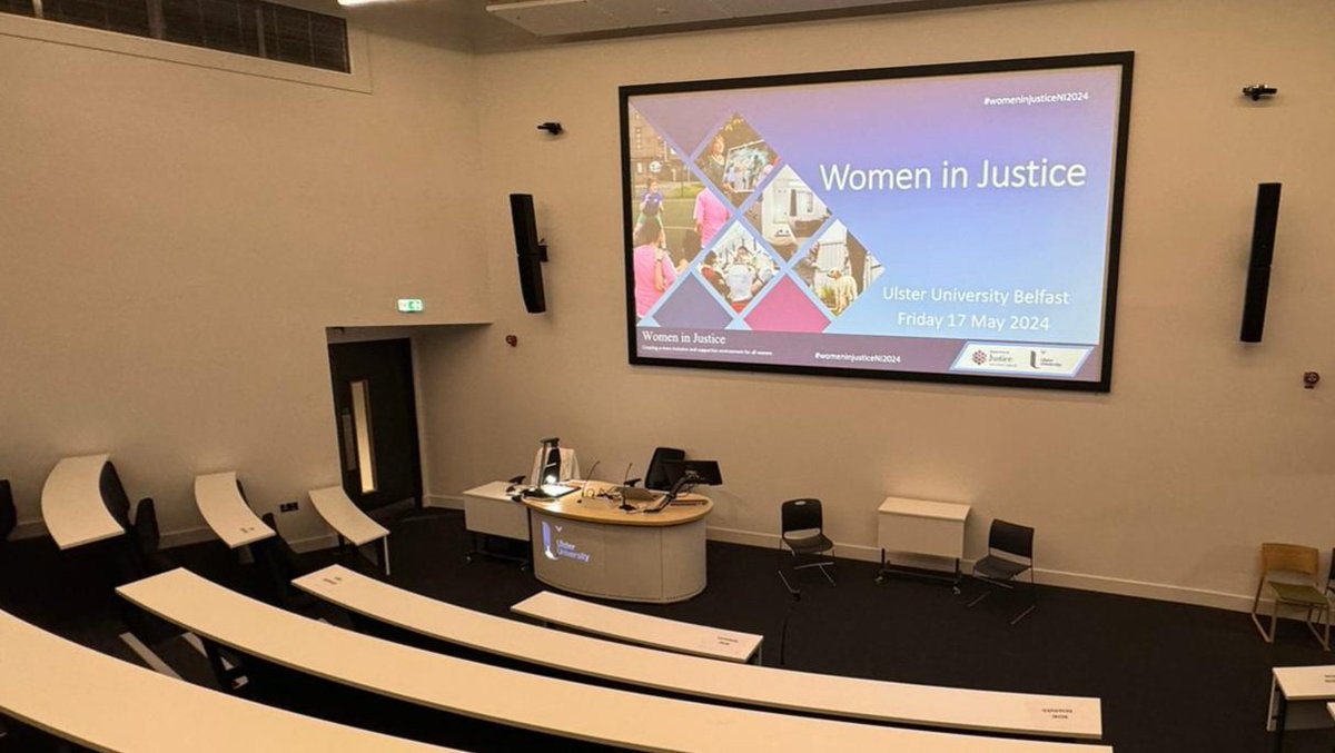 Staff from across @Justice_NI will be attending our 'Women in Justice' event at @UlsterUni this morning. They will hear from Chief Executive of @PRTuk Pia Sinha, who will share insights of her journey from prison psychologist to Prison Governor to reforming prisons.
