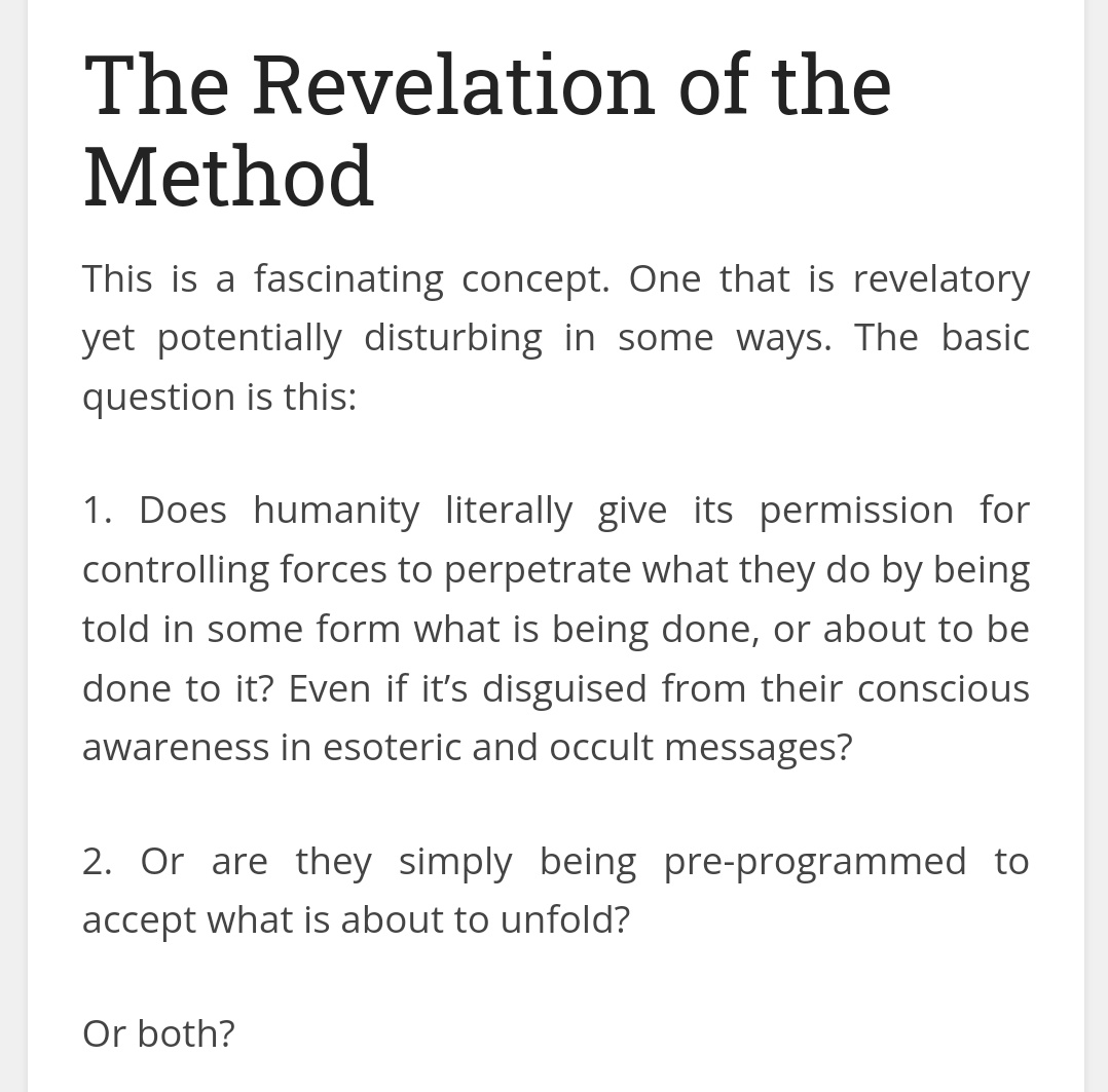 battleofever's tweet image. #PredictiveProgramming
#RevelationOfTheMethod
“The preparation of humanity for the New Age involves psychological and physical warfare in the form of spectacular crimes and events that, filtered through the IIluminised media, have a ritual occult and initiatory effect on the…