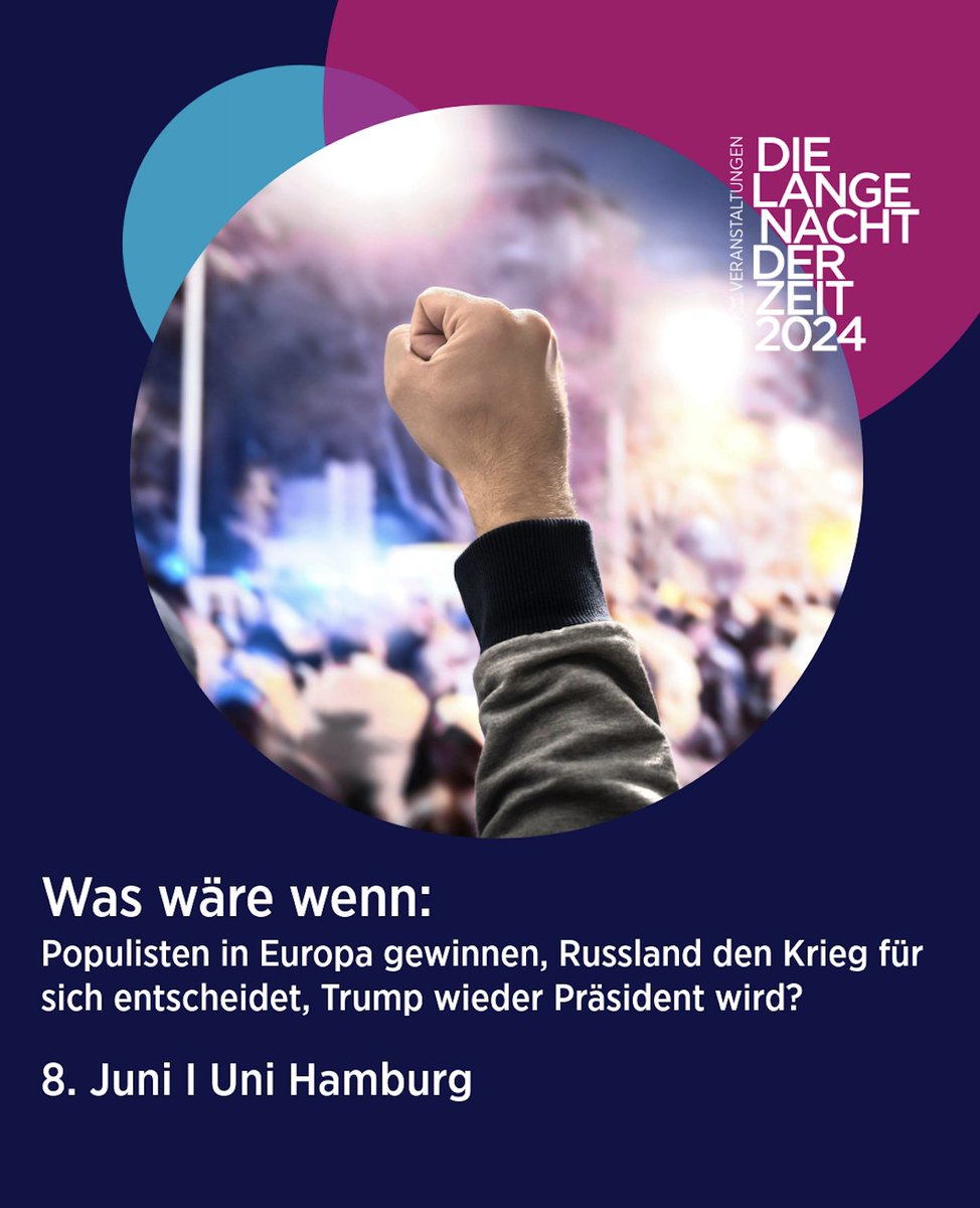 Bei der Langen Nacht der ZEIT debattiere ich mit @LjudmylaMelnyk, @EFDavies, @ClaudMajor und @jana_puglierin, was geschehen könnte, wenn autoritäre Kräfte gewinnen - in der EU, in der Ukraine, in den USA. Tickets hier: verlag.zeit.de/veranstaltunge…