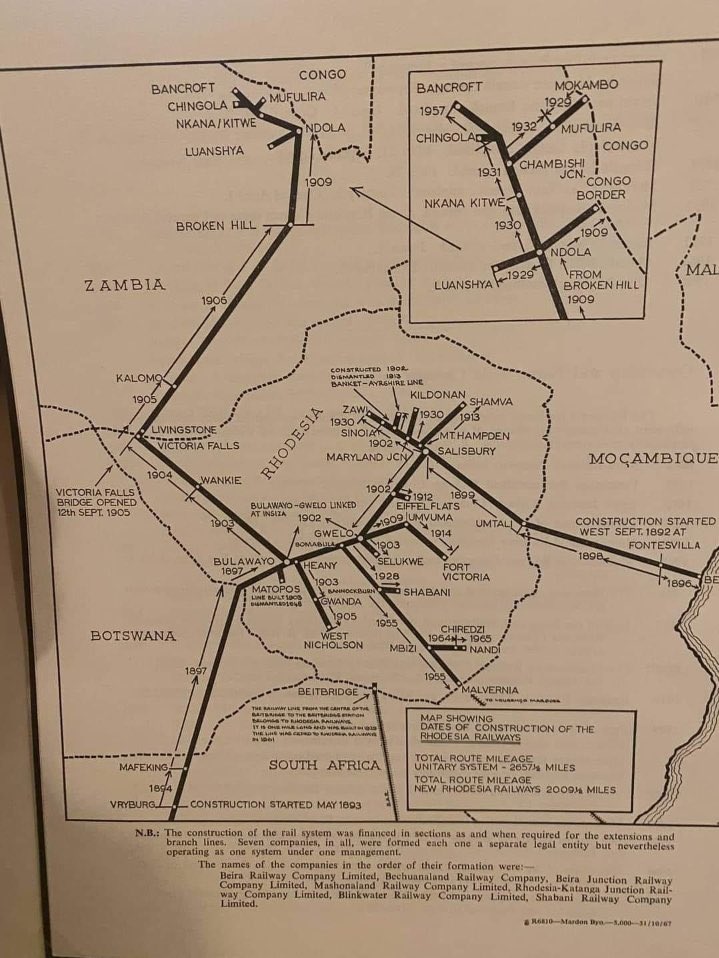 This is the railway system in Zimbabwe. It is almost the same as it was in 1933 when it was built by the colonials. No country does well economically without a modern railway system. What was built in 1933 has changed by a mere 2%. The tragedy is that our government failed to