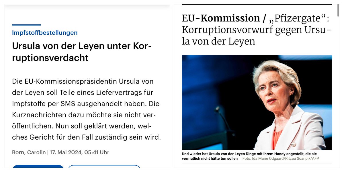 Heute wird vor dem „Tribunal de première instance“ in Lüttich (Liège) wegen des erhobenen Korruptionsverdacht gegen Ursula #vonderLeyen zur Frage der Zuständigkeit verhandelt. deutschlandfunk.de/belgisches-ger… „Bei der Verhandlung am Freitag geht es zunächst nur um die Frage, wer