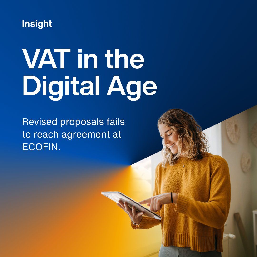 The #European #Commission published the updated draft of 2022’s VAT in the Digital Age package on 8 May 2024. Unfortunately the #EU have failed to reach an agreement on #VAT in the #Digital #Age proposal. Find out more in our latest insight: shorturl.at/hos14