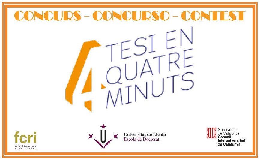 ⛳️Avui tens una cita 12:00h Edifici Rectorat 1️⃣2️⃣ Investigadors en formació exposaran la seva recerca en 4️⃣ Minuts 🦠#Salut 🏊‍♂️#ActivitatFísicaEsport 🍎#CiènciaTecAAlimentària 🗺️#DretAdministracióEmpres 👨‍🎨#TerritoriPatrimoniCultura 📖#EducacióStatQVida 🦆#GForestalMNatural