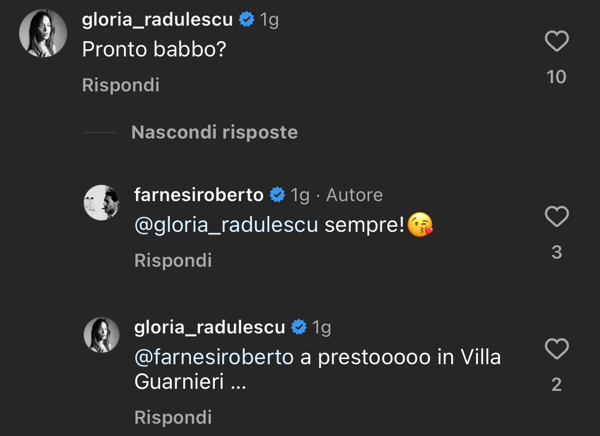 No, ma “a prestooooo in Villa Guarnieri” ❤️#ilparadisodellesignore